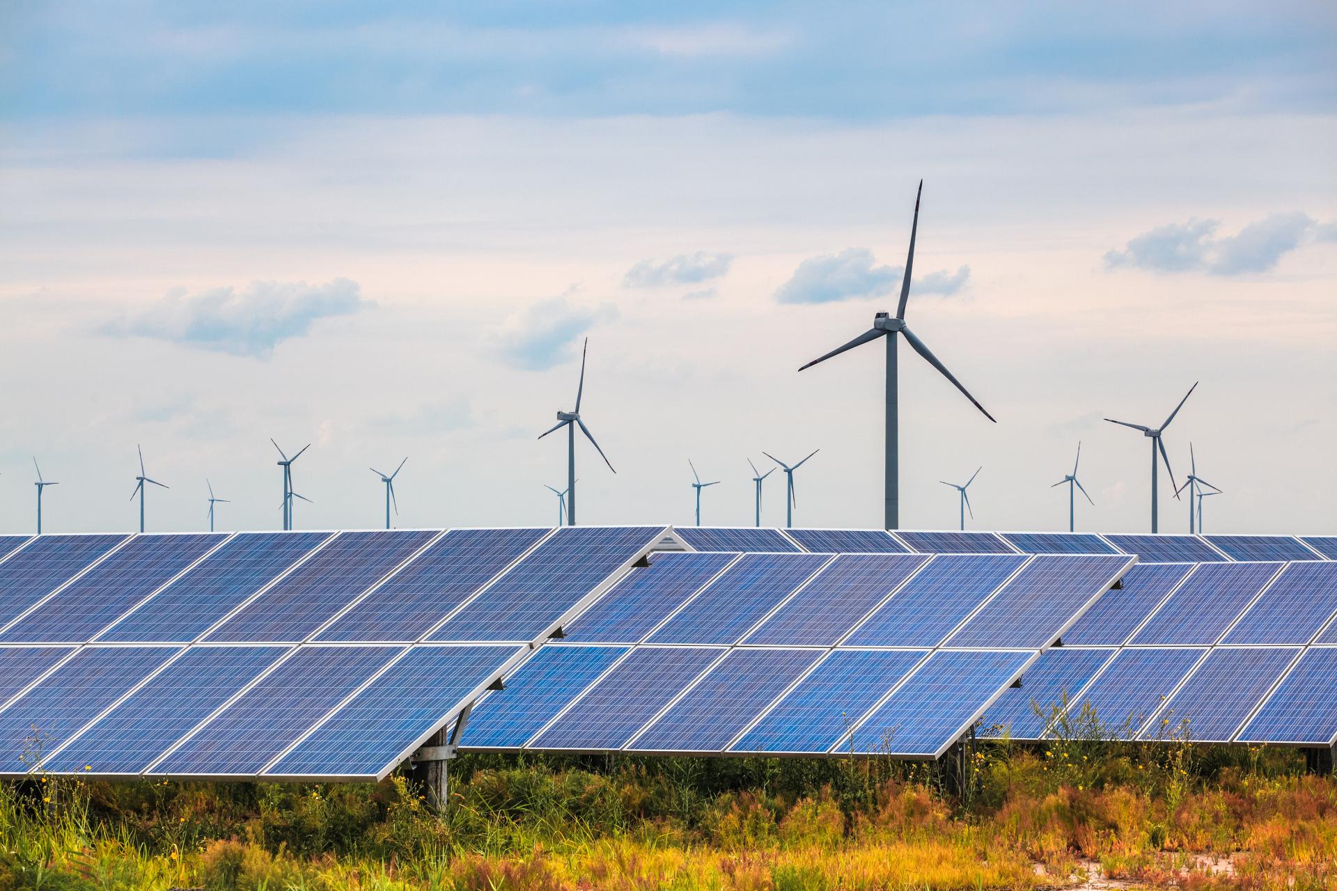Energie solaire et éolienne