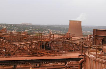 Exploitation de bauxite