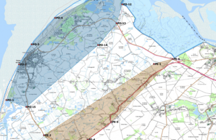 Carte de la zone spéciale de carrières de Cayeux-sur-Mer