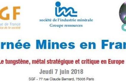 5ème édition de "La journée Mines en France" du 7 juin 2018 - (SIM, OSUC et SGF)