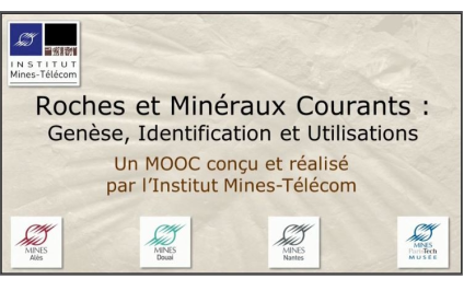 MOOC sur les roches et minéraux courants