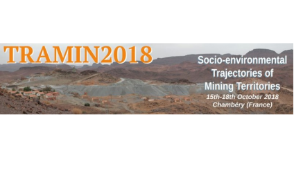 Colloque - Trajectoires socio-environnementales des territoires miniers - TRAMIN 2018