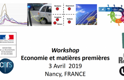 Workshop du 03 avril 2019 sur "Economie et matières premières"