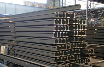 Rails produits dans l'usine d'Hayange (Liberty Steel)