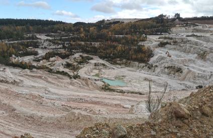 Carrière de kaolin d'Imerys - PER Lithium - Imerys - BRGM - Léane Verhulst Beauvoir