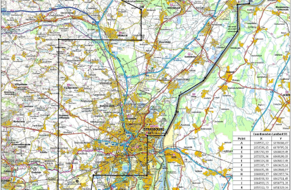 périmètre du PER Li sollicité Plaine du Rhin