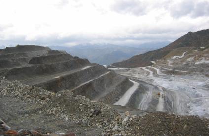 La carrière des Talcs de Luzenac