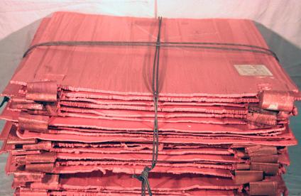 Cathodes de cuivre 