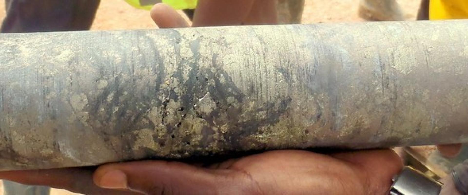 Carotte de sondage d'exploration - Ity, Côte d'Ivoire © P. Urien