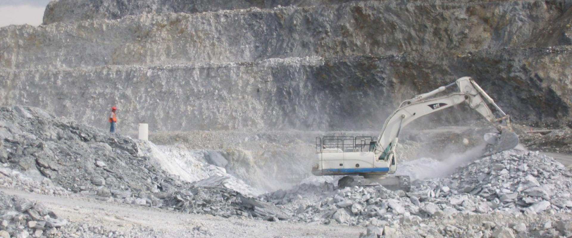 Carrière de talc de Luzenac © BRGM - Patrick Lebret