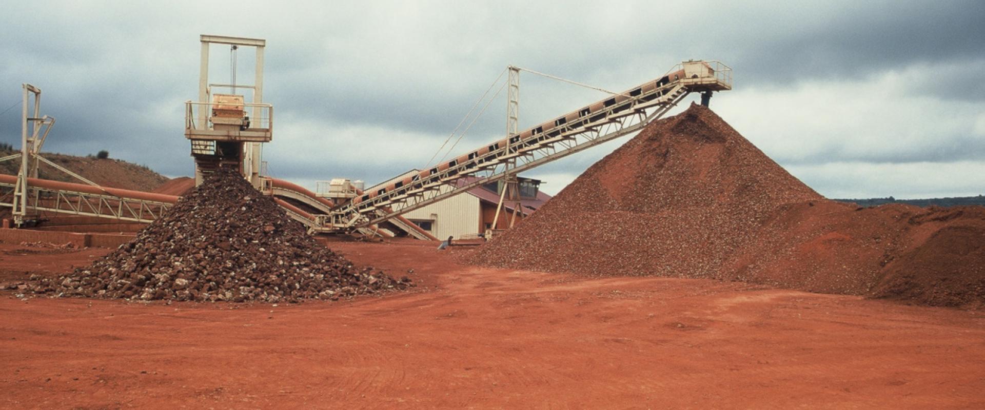 Mine de bauxite à Villeveyrac (Hérault) - © BRGM Mine de bauxite à Villeveryrac