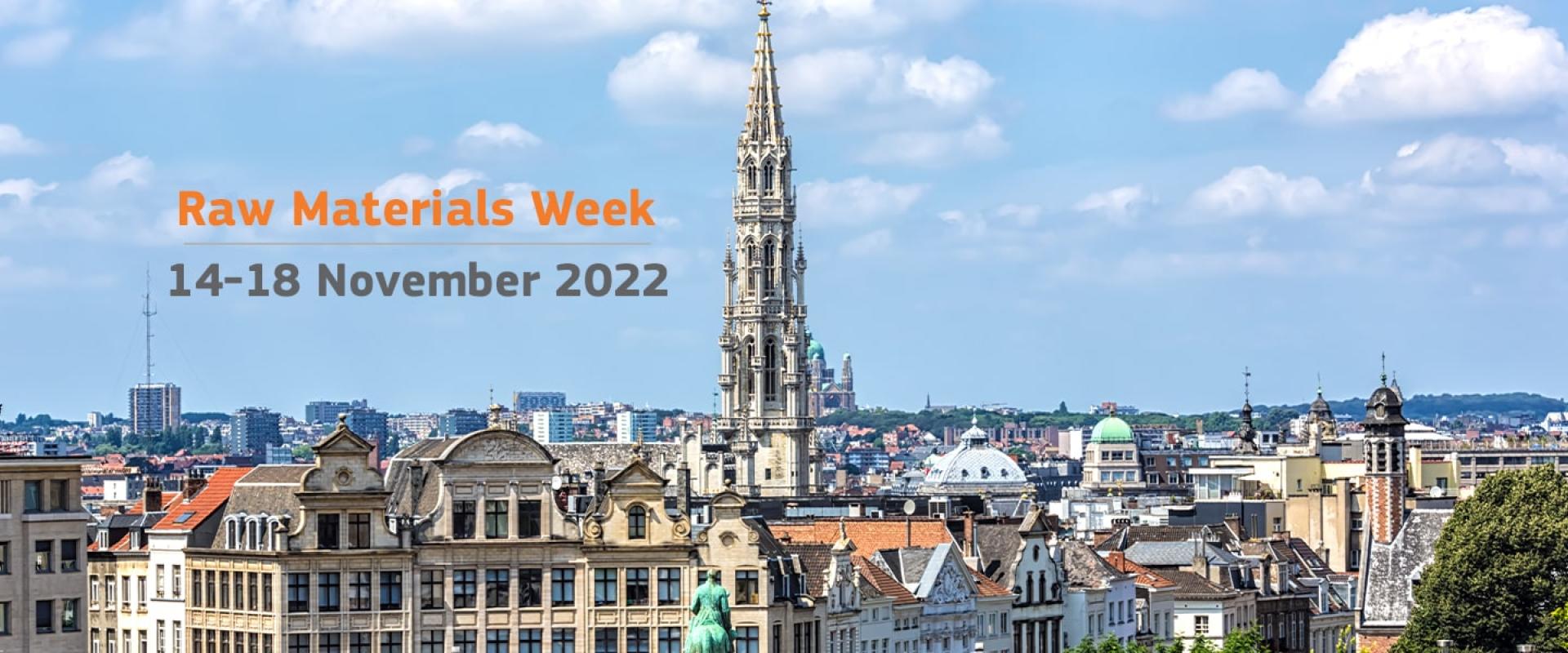 Raw materials week, 14-18 November 2022 - © Commission Européenne Raw materials week 2022