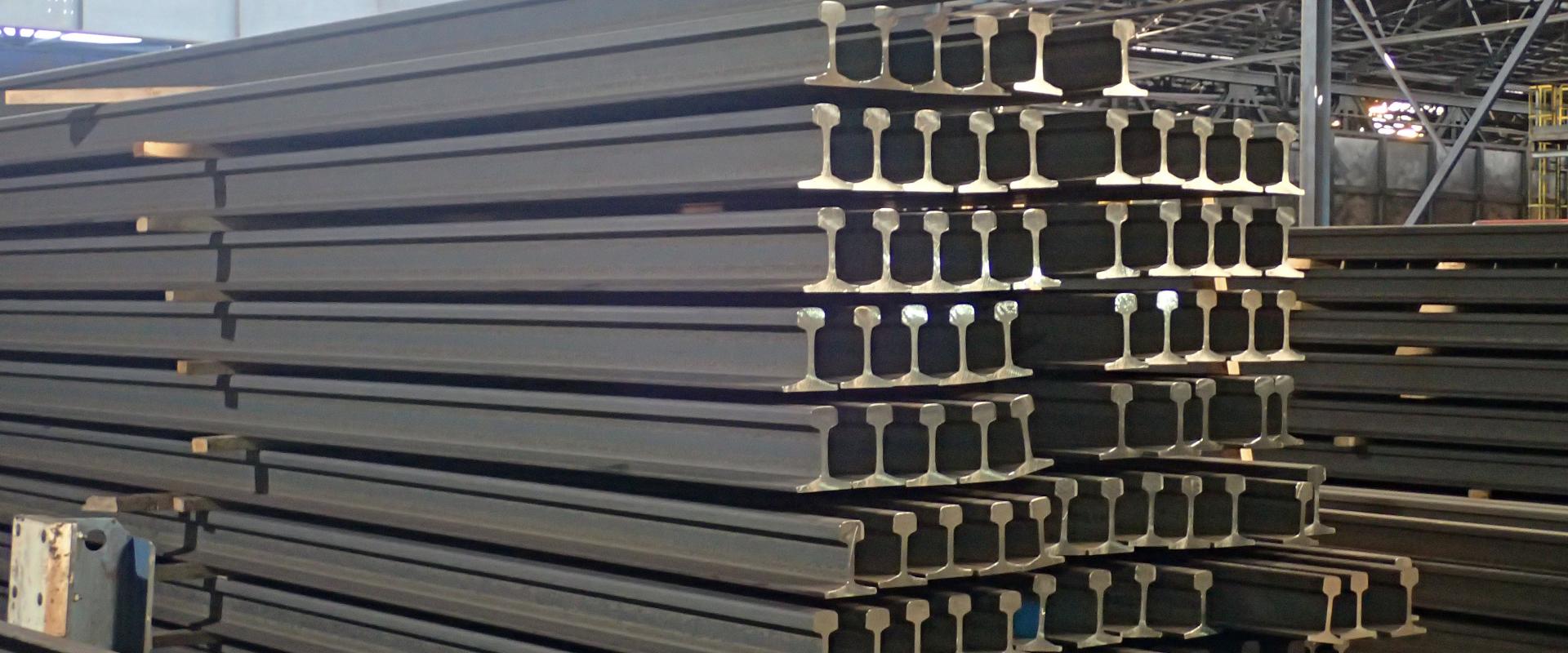 Rails produits dans l'usine d'Hayange (Liberty Steel) - BRGM - N. Charles Rails produits dans l'usine d'Hayange (Liberty Steel)