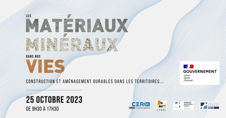 Les matériaux minéraux dans nos vies