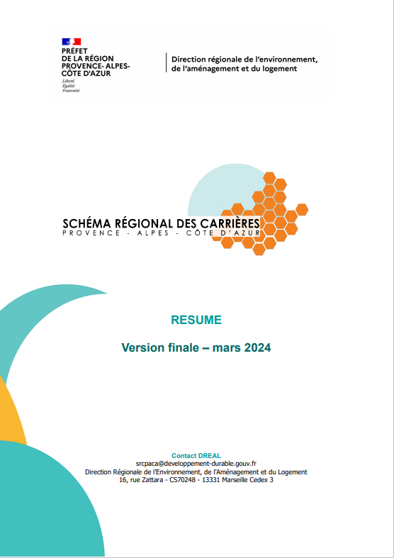 Schéma régional des carrières PACA